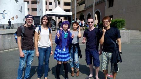 鄭paul日語生活旅遊會話 - 帶外國人到高中體驗文化