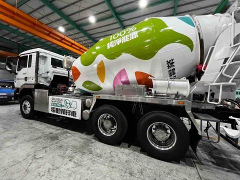 黃聖元 - 水泥車彩繪貼圖