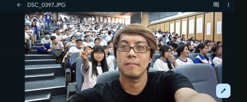 鄭paul日語生活旅遊會話 - 高中學校禮堂舉辦活動