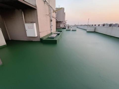 幸良工程有限公司 - 大樓樓頂PU防水工程