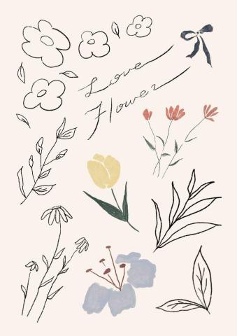 Alice - 手繪貼紙