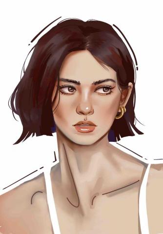 鹹鹹 - 美式角色風大頭照