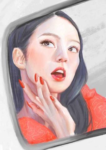 鹹鹹 - 電繪偶像大頭照