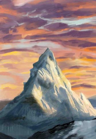 鹹鹹 - 電繪風景圖