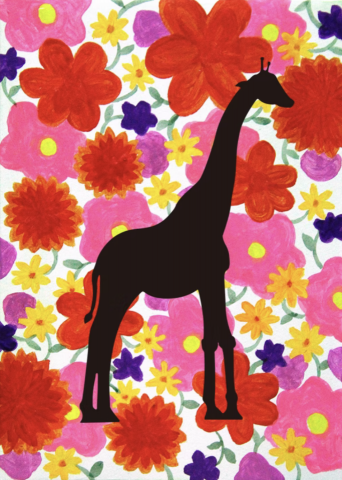 Hedy - 壓克力顏料插畫｜影像合成