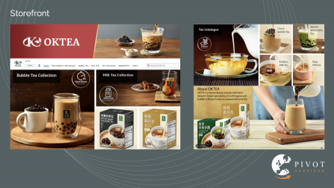 彼蒙特行銷 - OKTEA Storefront規劃