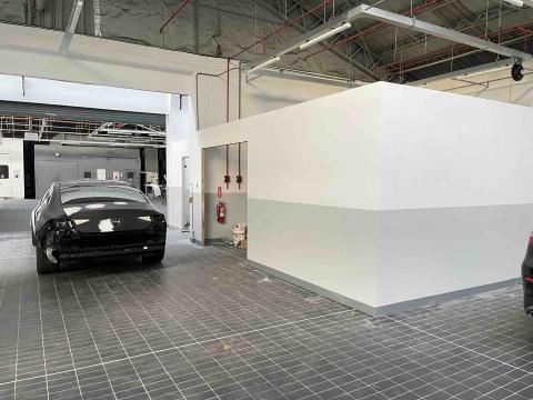 以勒企業社臻至油漆工程 - 台中市西屯區工業路中華賓士室內油漆完工後照片