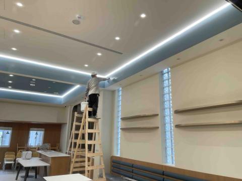 以勒企業社臻至油漆工程 - 台中市北屯區台灣第一味飲料企業總部4樓完工後照片