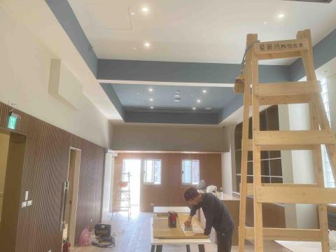 以勒企業社臻至油漆工程 - 台中市北屯區台灣第一味飲料企業總部4樓完工後照片