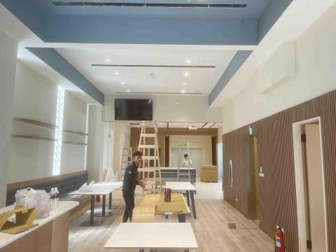 以勒企業社臻至油漆工程 - 台中市北屯區台灣第一味飲料企業總部4樓完工後照片