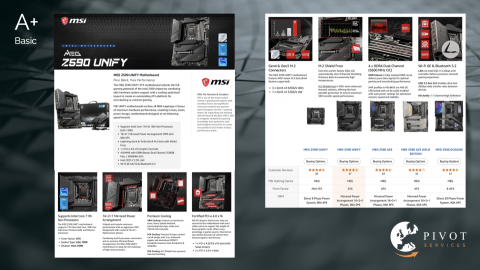 彼蒙特行銷 - MSI A+ 頁面設計