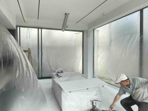 以勒企業社臻至油漆工程 - 台中市沙鹿區透天民宅油漆完工後的照片