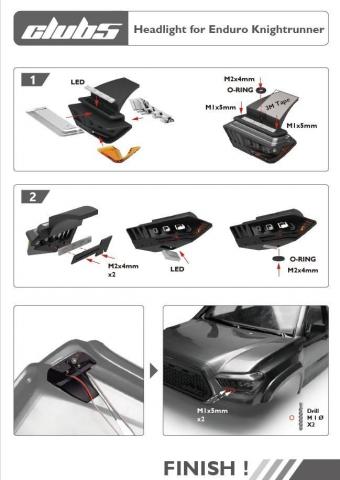 Brian-Studio - RC遙控車產品組裝說明:頭燈 Brian-Studio - RC遙控車產品組裝說明:頭燈