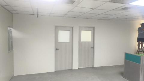 樺昕.凱琳室內裝潢 - 辦公室輕隔間 油漆工程完工