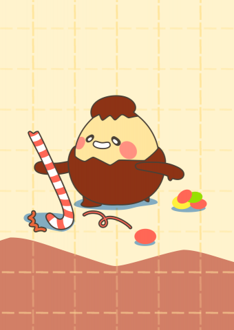 飛天鯨魚 - 角色插圖應用