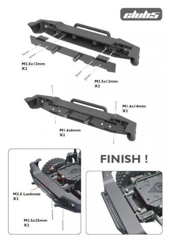 Brian-Studio - RC遙控車產品組裝說明:前保桿 page.2 Brian-Studio - RC遙控車產品組裝說明:前保桿 page.2