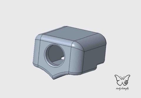 幸運蝶lucky butterfly - 3D模型汽車鏡頭外觀設計