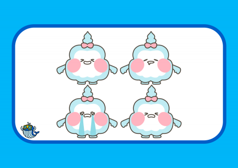 飛天鯨魚 - 角色表情設計