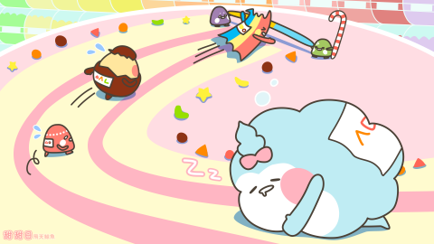 飛天鯨魚 - 角色插圖應用