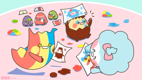 飛天鯨魚 - 角色插圖應用