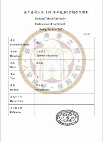 Kirsch - 學歷證明