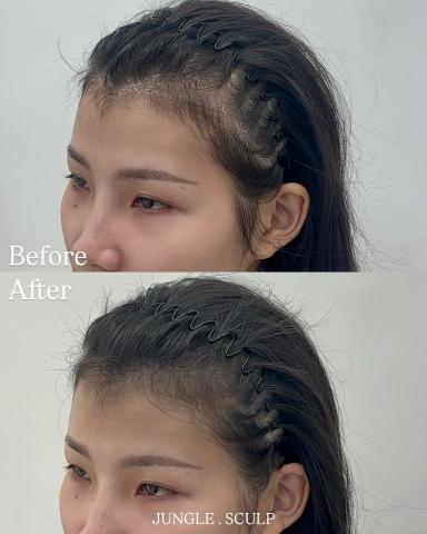 叢生ᴶᵁᴺᴳᴸᴱ｜SMP仿真紋髮｜野生感飄霧眉 - 女士溫柔霧感貓耳填補