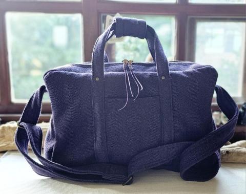 黃睦喬 - 毛呢布波士頓包