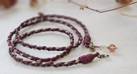 黃睦喬 - 腊繩編織口罩鏈