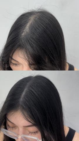 叢生ᴶᵁᴺᴳᴸᴱ｜SMP仿真紋髮｜野生感飄霧眉 - 女士頭頂分線空洞填補