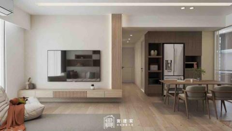 實建家裝潢 - 電視牆設計