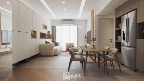 實建家裝潢 - 客餐廳設計