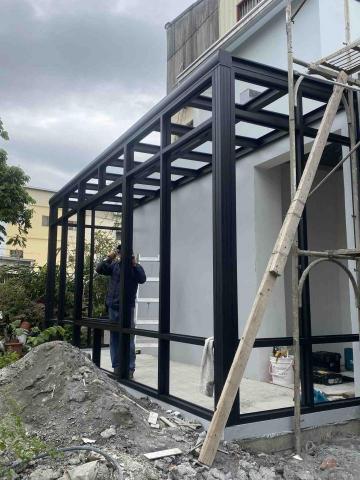 啟恆鋁門窗企業社 - 玻璃屋採光罩