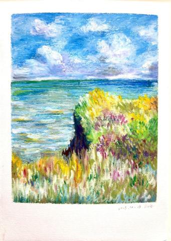 插畫設計 - 油性粉彩