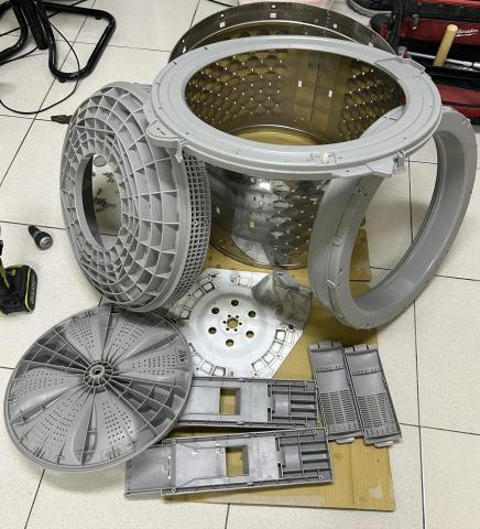 淨燁工程行 - 洗衣機清洗，就是拆到這麼徹底!