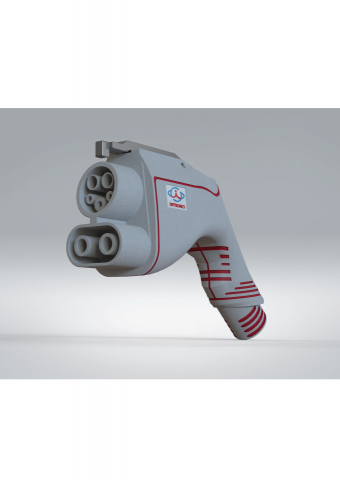 阿咪 - 充電槍標準規格繪製及渲染