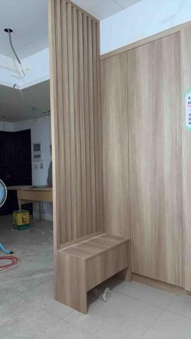 樺木作工程 - 玄關櫃格柵