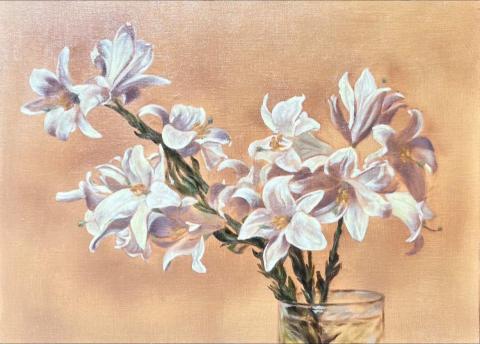 Audrey - 油畫作品－花卉