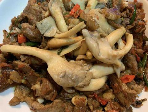 Fanny - 秀珍菇炒肉