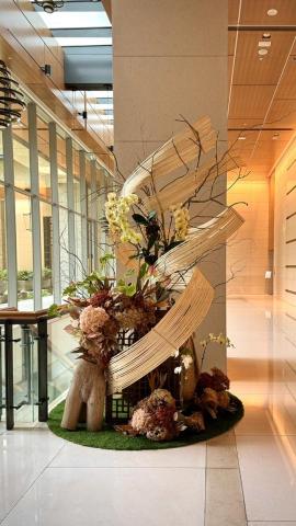 亞居拉傢飾花藝設計工作室 - 社區大廳花藝裝置佈置