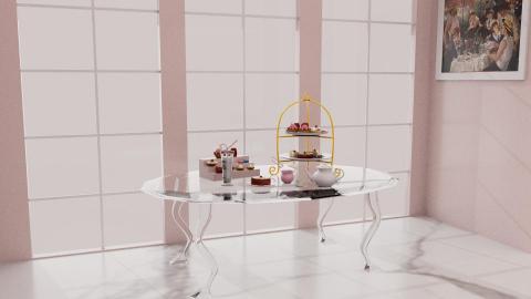 Mini Hsieh - MAYA 3D場景建模_下午茶甜點