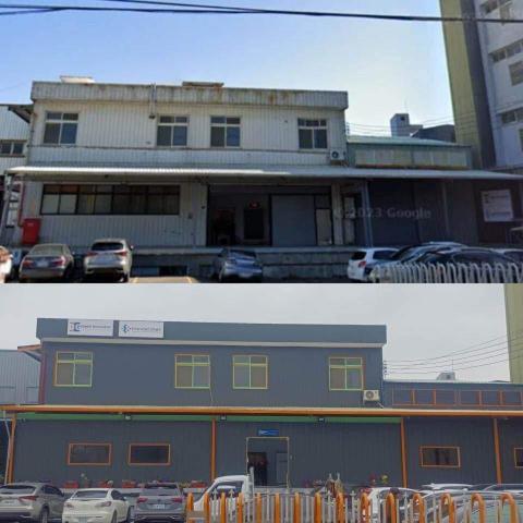 金剛師傅 - 南崁電子公司門面企口版鋪設裝訂