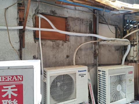 卓文勝 - 室外銅管包覆白布