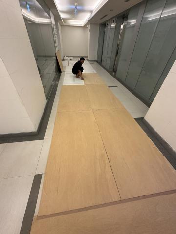 固盾專業保護工程 - PP瓦楞板+1分木夾板