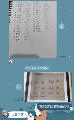 Aimee - 曾經教授過的國中七年級學生