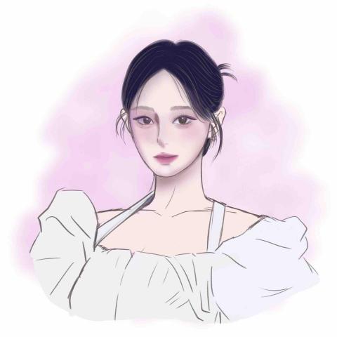 林意若 - procreate水彩筆刷-人物臨摹