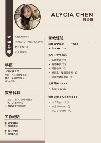 Tr. Alycia ✨注意剩餘時段唷！❤️ - 