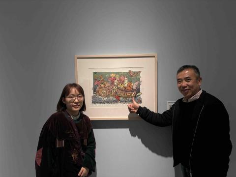 michelle - 國美館 版印年畫 佳作