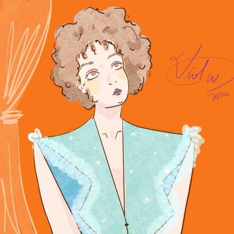 漫汐萱草設計所-Daylilystide - Sandra｜插畫創作｜平板繪圖