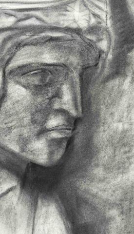 漫汐萱草設計所-Daylilystide - 炭筆素描｜Portrait Sketch