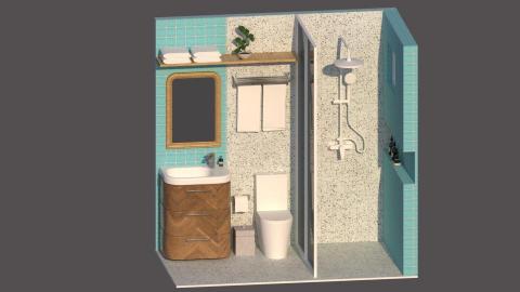 Mamore - 3D渲染-乾溼分離